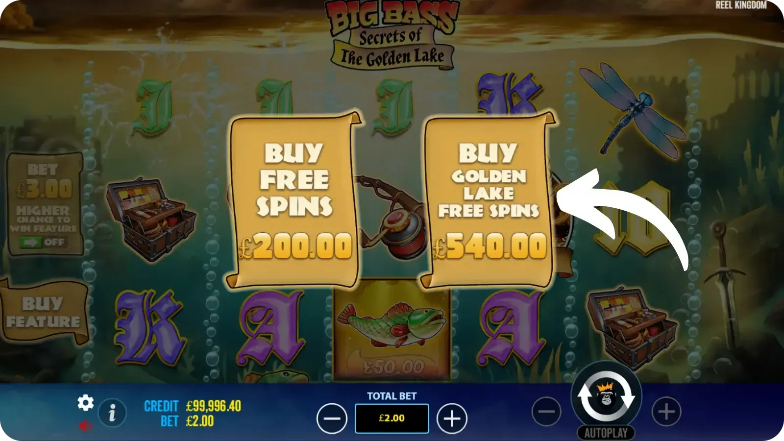 Golden Lake Free Spins in Big Bass Secrets of the Golden Lake